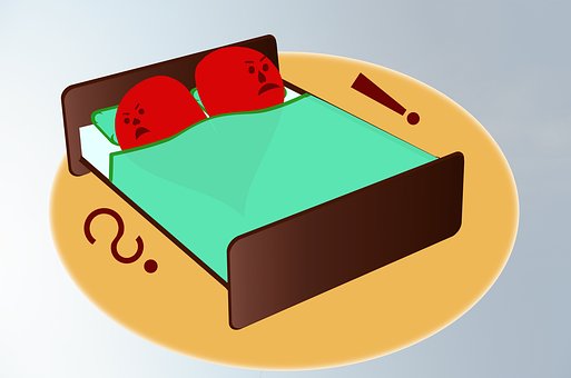 Bedroom war leads to non-talking partners