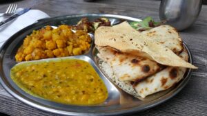 A plate of dal, chawal, roti and chapati is everyone's favourite