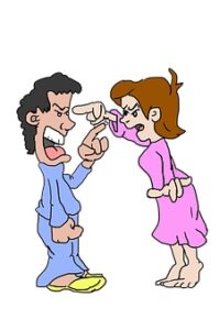 A married life is full of arguments